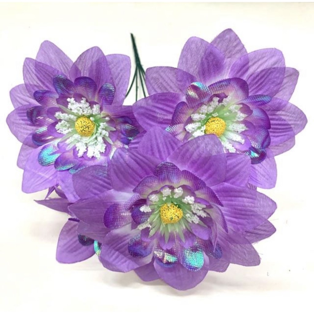 Bunga bintang artificial Bunga Artificial/Bunga Plastik/Bunga Dekorasi/Dekorasi Pernikahan/Pernikahan-Ungu