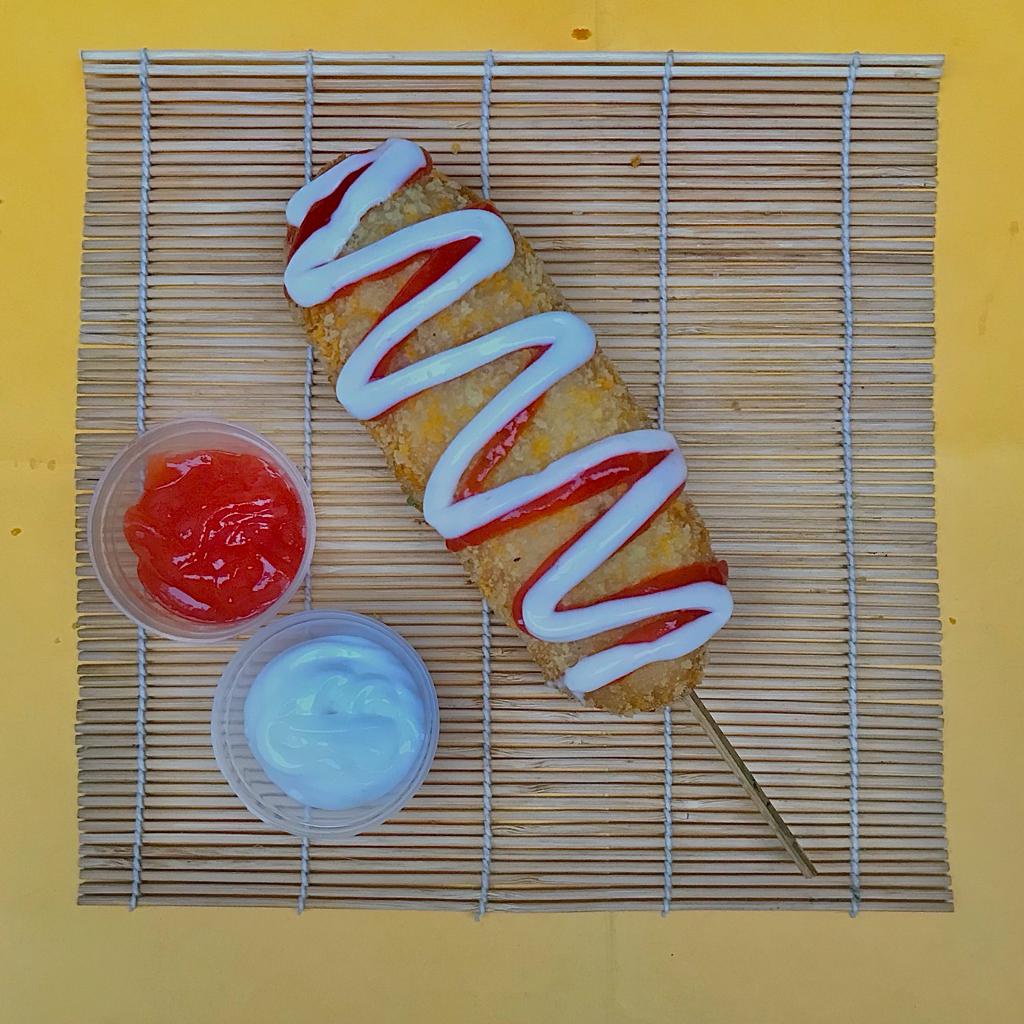 Paket Double Original Corndog Mozarella Makanan Khas Korea