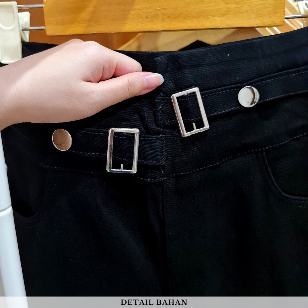 4265 newkers slim fit highwaist jeans celana import korea