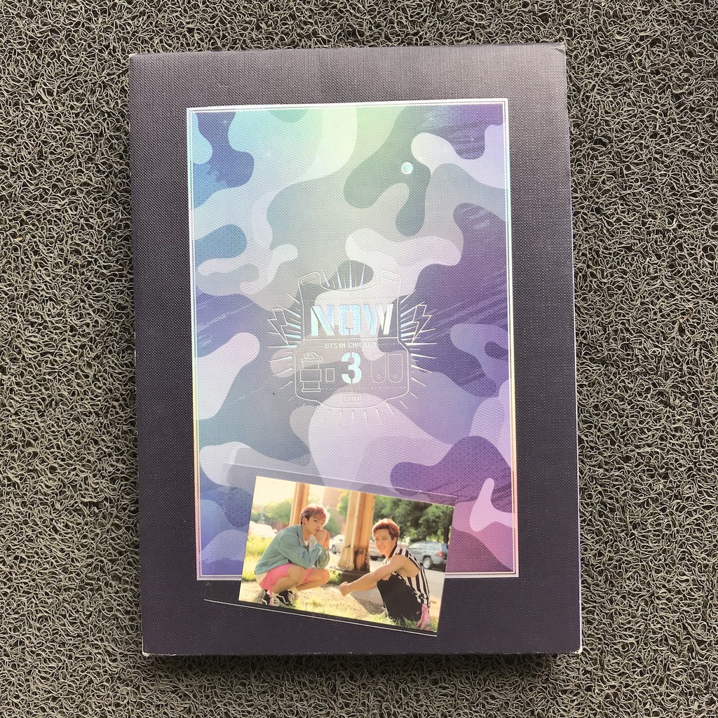 [ RARE OFFICIAL ] BTS NOW 3 IN CHICAGO FULLSET / JIMIN / JUNGKOOK / JIKOOK / PHOTOCARD