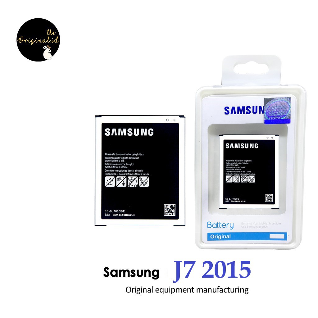 Baterai Samsung Galaxy J7 J700 2015 J700F , Baterai J7 Core J701F Original sein | Battery Batre