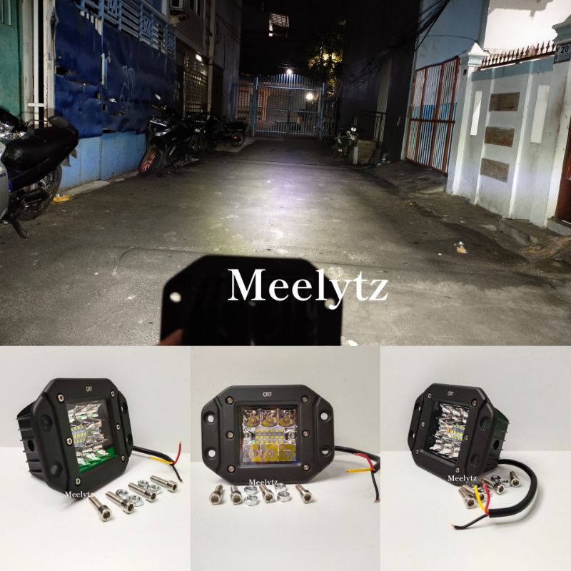 Lampu tembak LED reflektor depan klx dll
