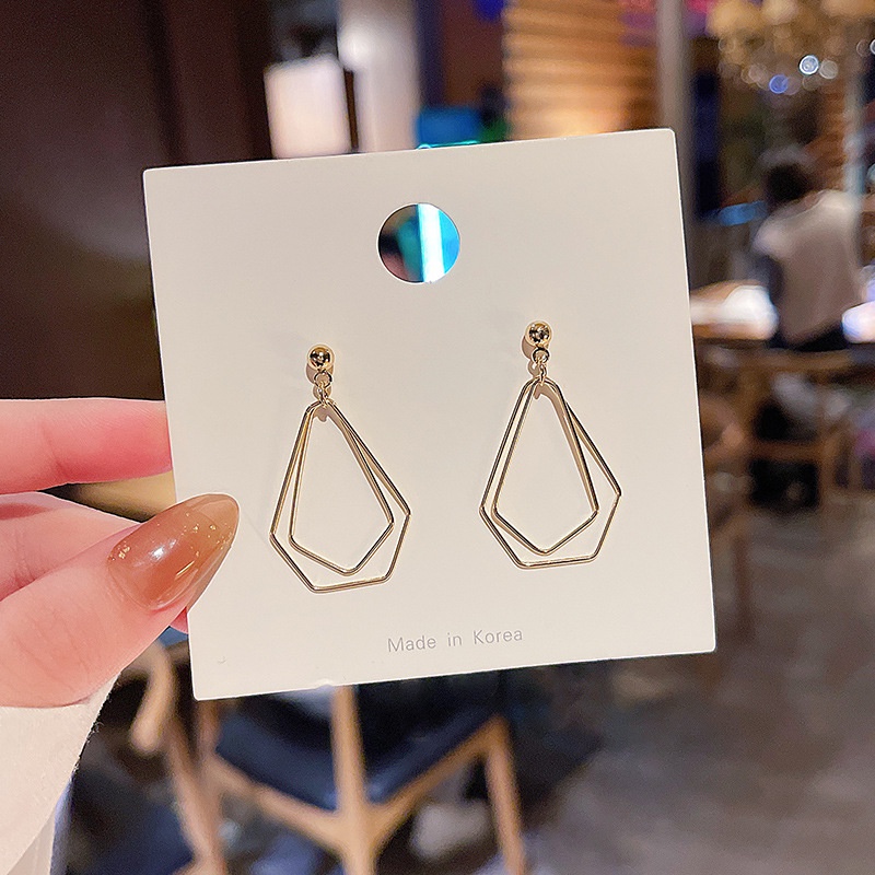 Anting AT84   Kualitas Premium S925 Made in Korea Fashion Fashion Wanita Anting Lucu Unik Keren /Deluna / BB