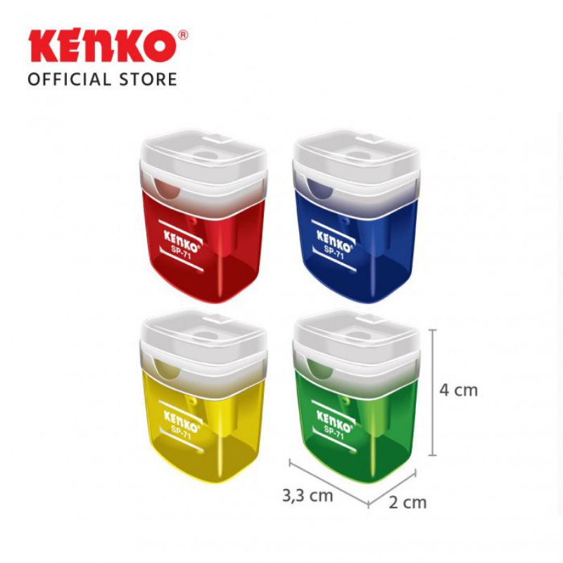 

Rautan / Sharpener KENKO SP-71 ( 1 lubang )