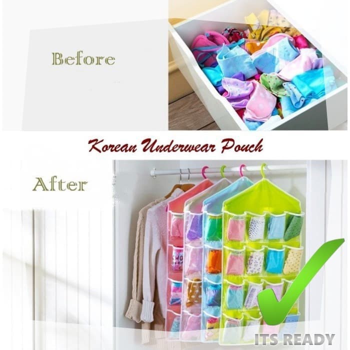 (COD Aktif) Underwear Organizer / Underwear Pouch / Underwear Storage