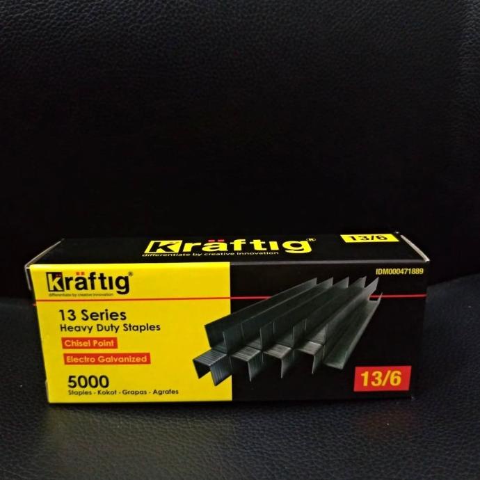 

Isi Staples / Tembakan Rapide Kraftig Original 13/6 (6mm)