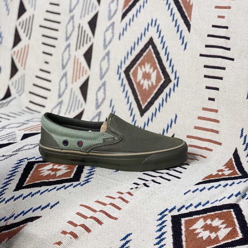 VANS SLIP ON VAULT OG LX NIGEL CABOURN USMC MIX
