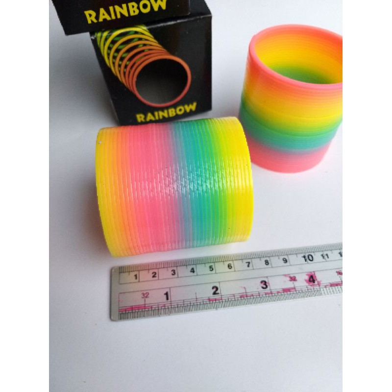 Per Rainbow Magic Spring Besar 6.5cm / Per Slinky / Per Pegas Anti Stress Bagus Murah