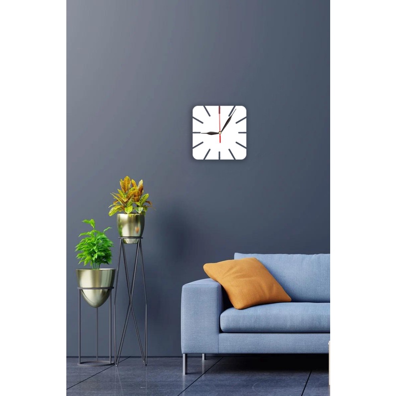 Jam DINDING ACRYLIC 3D Akrilik Wall Clock Modern Hiasan dekorasi rumah kantor jam DIY