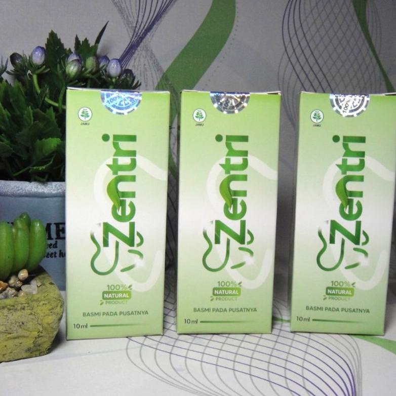 Paket Reseller 3 Botol Zentri Obat Sakit Gigi Ampuh Manjur Herbal