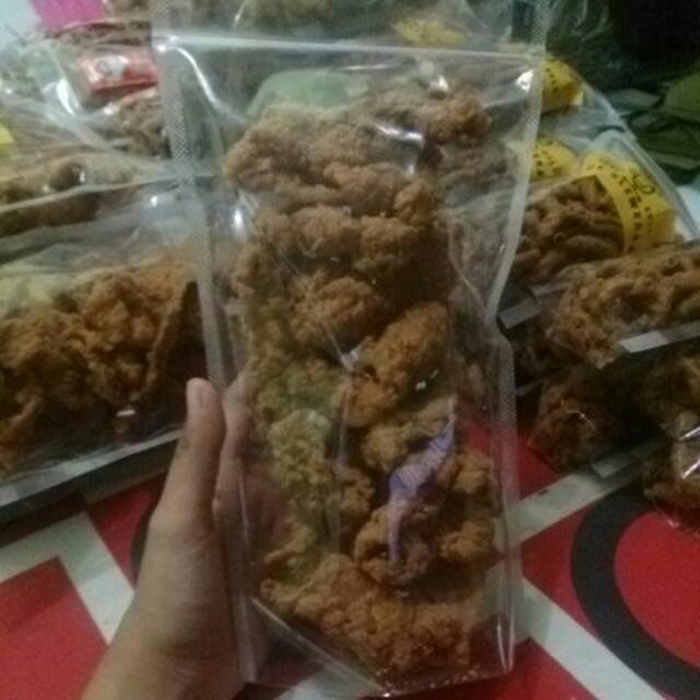 

Kulit ayam krispy/keripik kulit ayam original murah