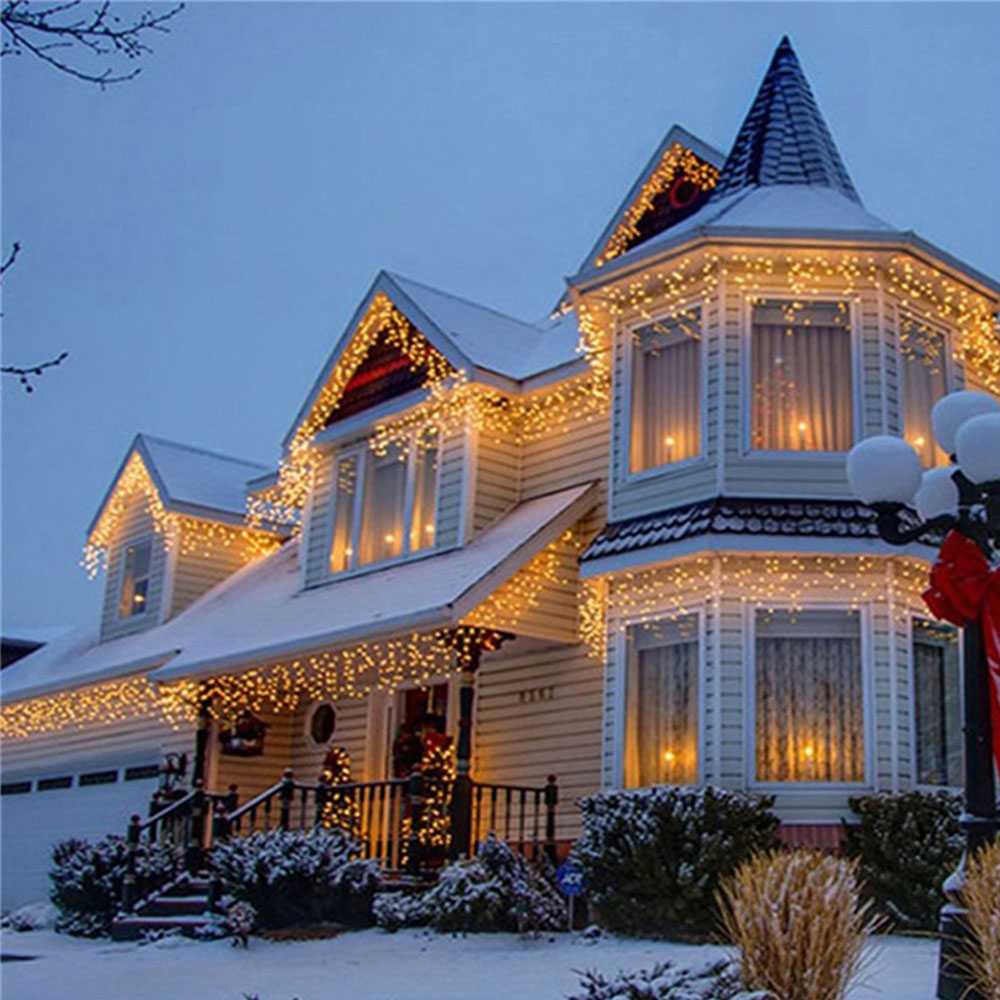 TD-DHA RAYWAY Lampu Gorden Dekorasi Icicle String Fairy Light 5 M - EK-04