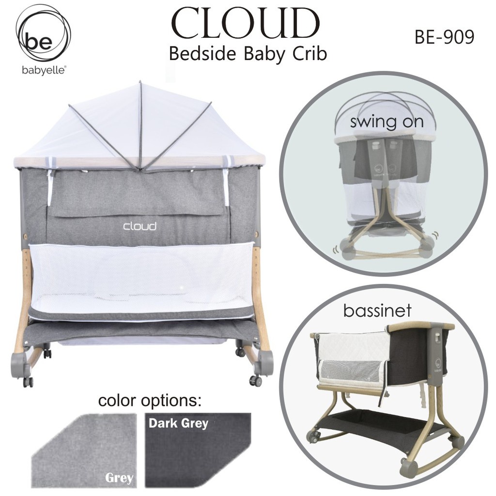 Makassar - Baby Box Ranjang Tempat Tidur Bayi BabyElle Cloud BE 909 / Side Bed Baby Crib