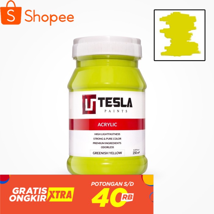 

Tesla Acrylic 250 ml Greenish Yellow