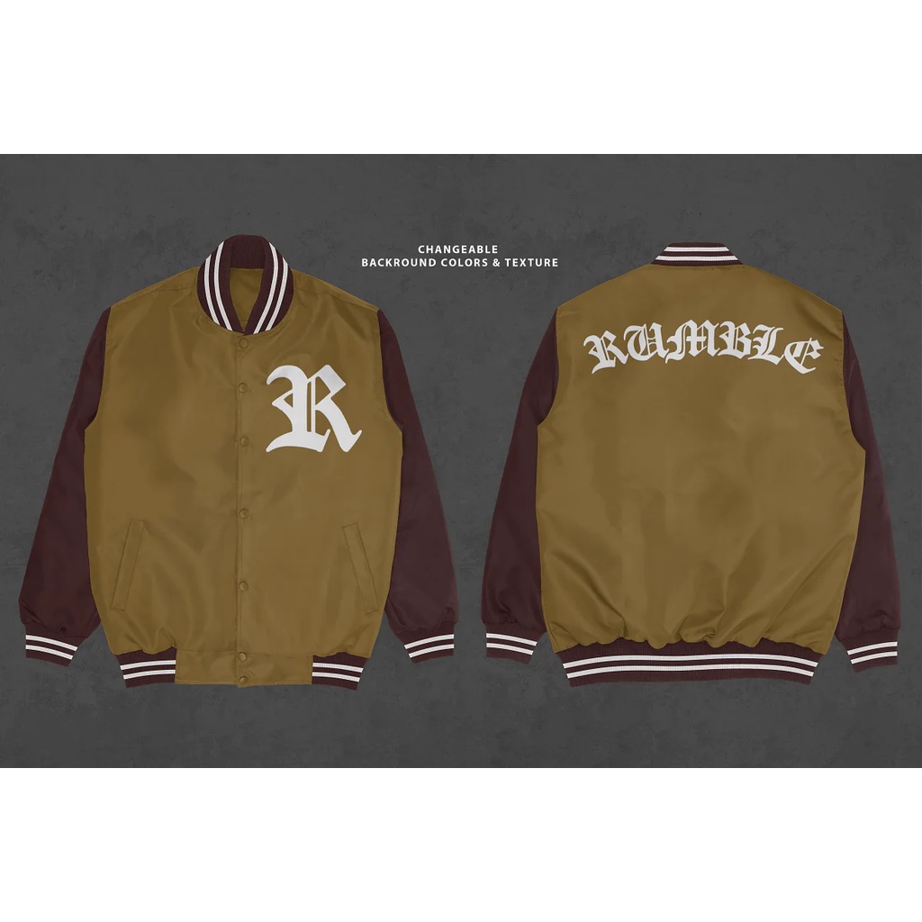 Realistic Varsity Jacket Mockup - Adobe Photoshop