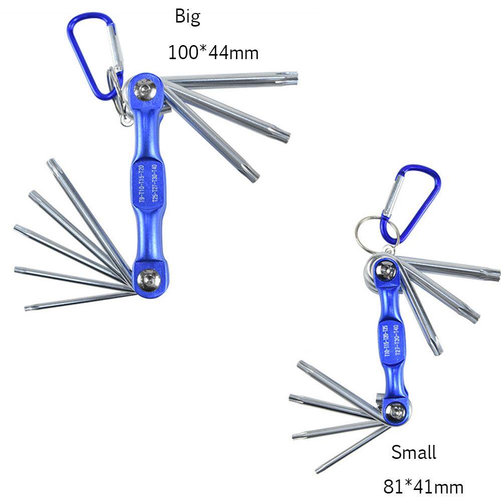 Populer Kunci Sok Allen Lipat Portable Rumah Tangga Hex Key Wrenches Hand Tool Allen Key Hexagonal Torx Wrenches