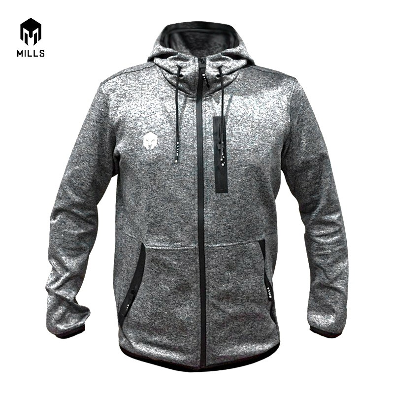 JAKET OLAHRAGA MILLS THUNDER 8003 SPORT JACKET THUNDER MILLS GREY