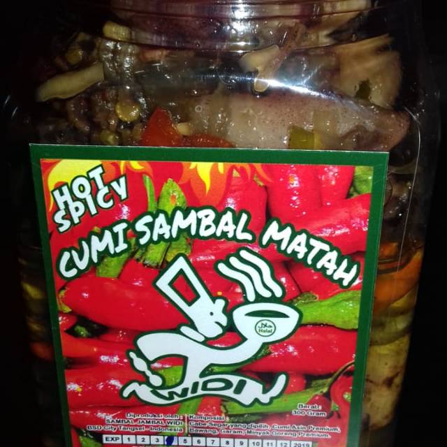 

Cumi Sambal Matah Widi