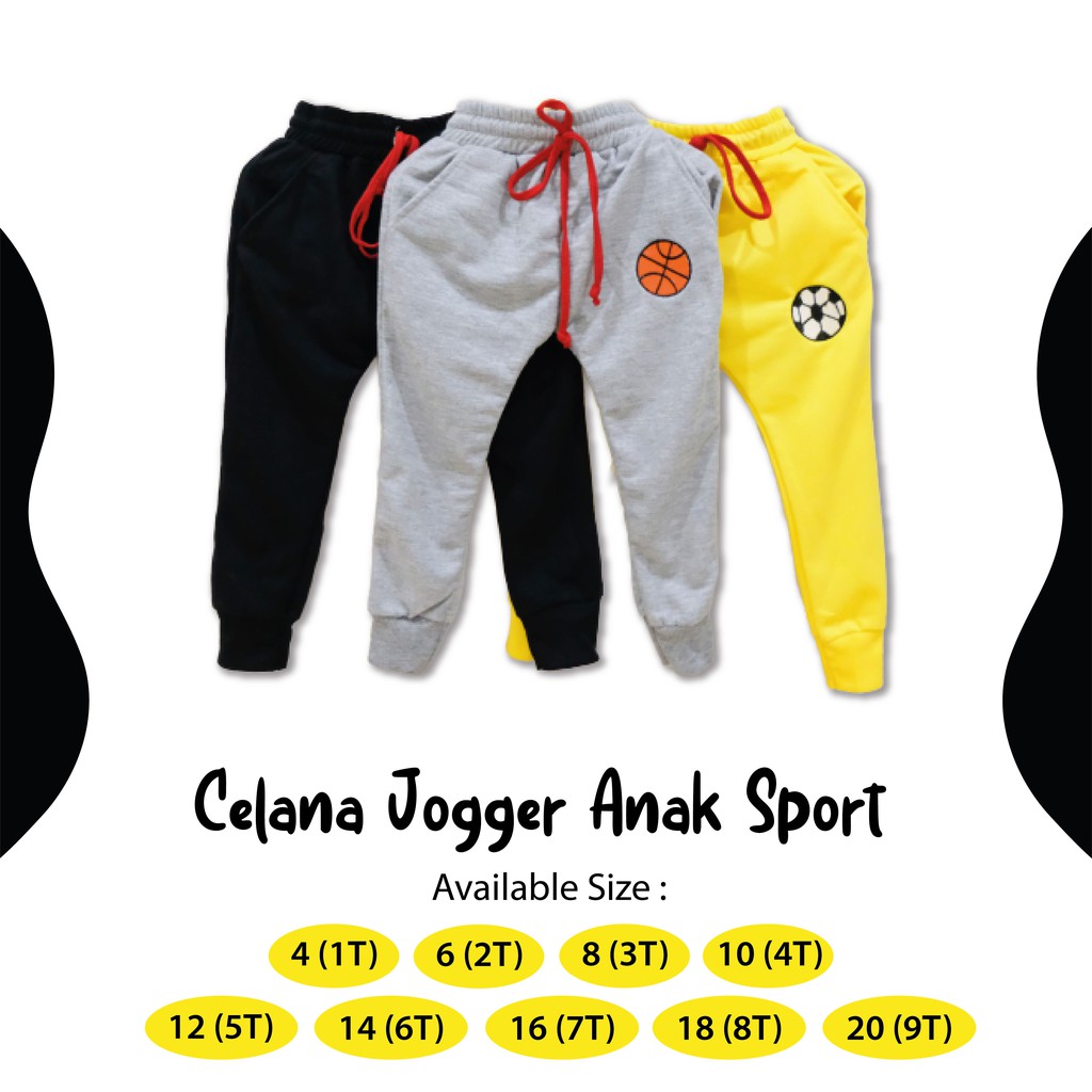 Celana Jogger Anak Sport Ball Series Shopee Indonesia Celana Jogger Anak Sport Ball Series Shopee Indonesia