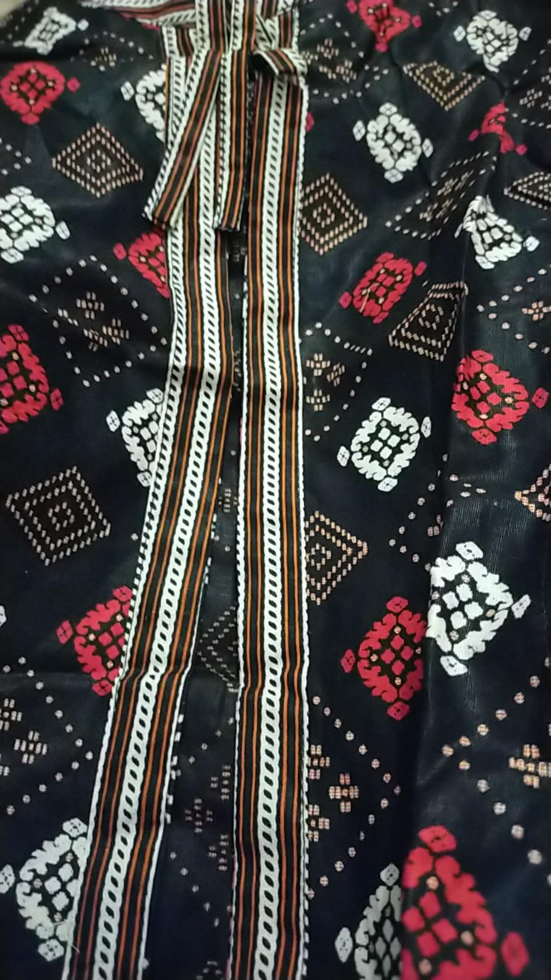 Tey-17 Batik Wanita Asj Sa Hrb026 Kenongo Kemeja Tosca Pendek