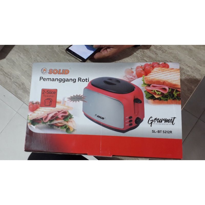 SOLID TOASTER LOMPAT/ BREAD TOASTER SOLID/ PEMANGGANG ROTI LOMPAT SOLID TYPE : SL-BT 5212R