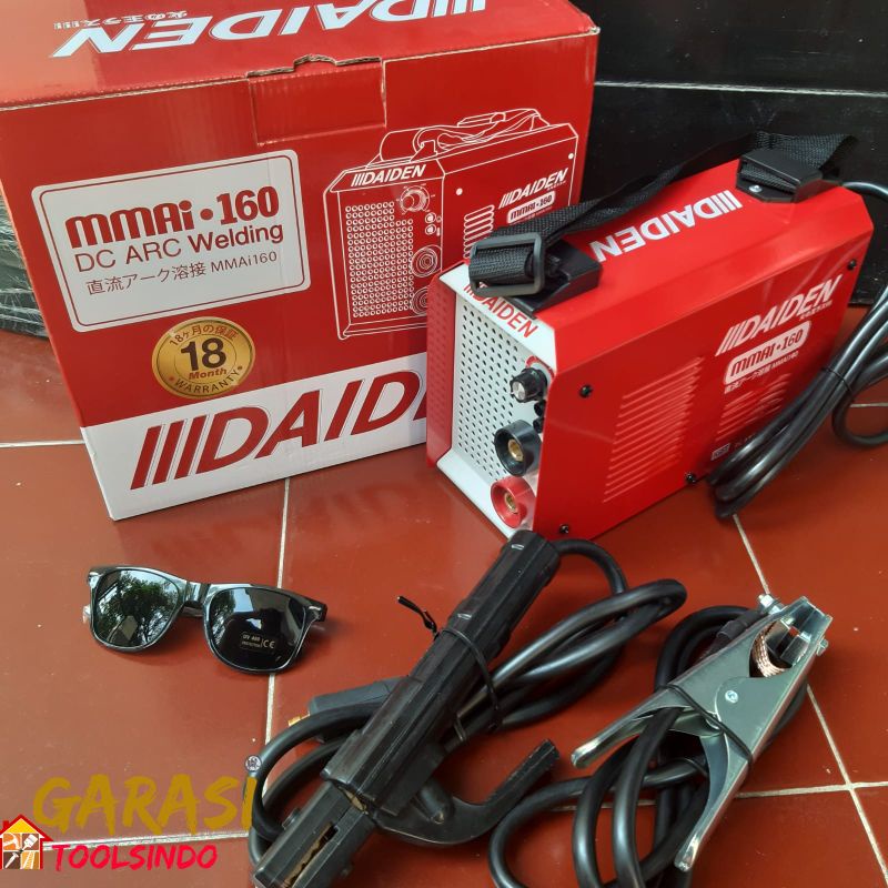 DAIDEN MESIN LAS MMAI 160A DAIDEN TRAFO LAS LISTRIK MESIN LAS INVERTER LAS DAIDEN