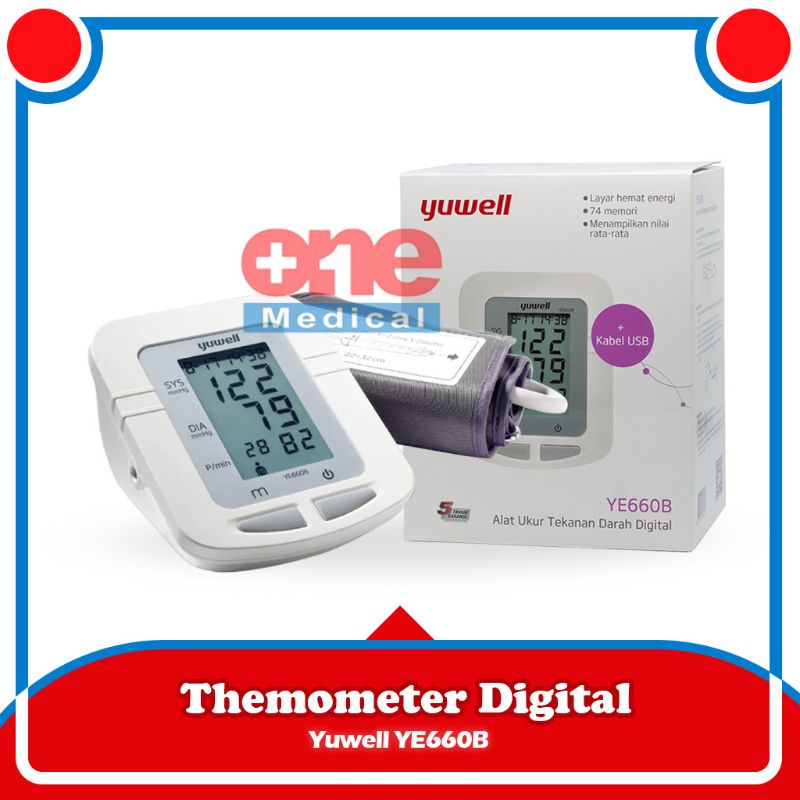 Original Tensimeter Digital Yuwell YE660B Exp Baru