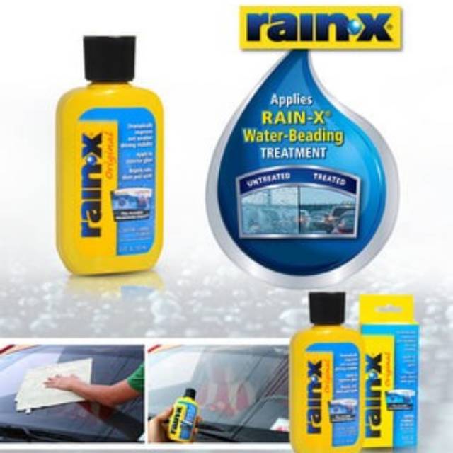 Rain x water Repellent 207ml pelapis Anti Air utk kaca cermin mobil dan motor