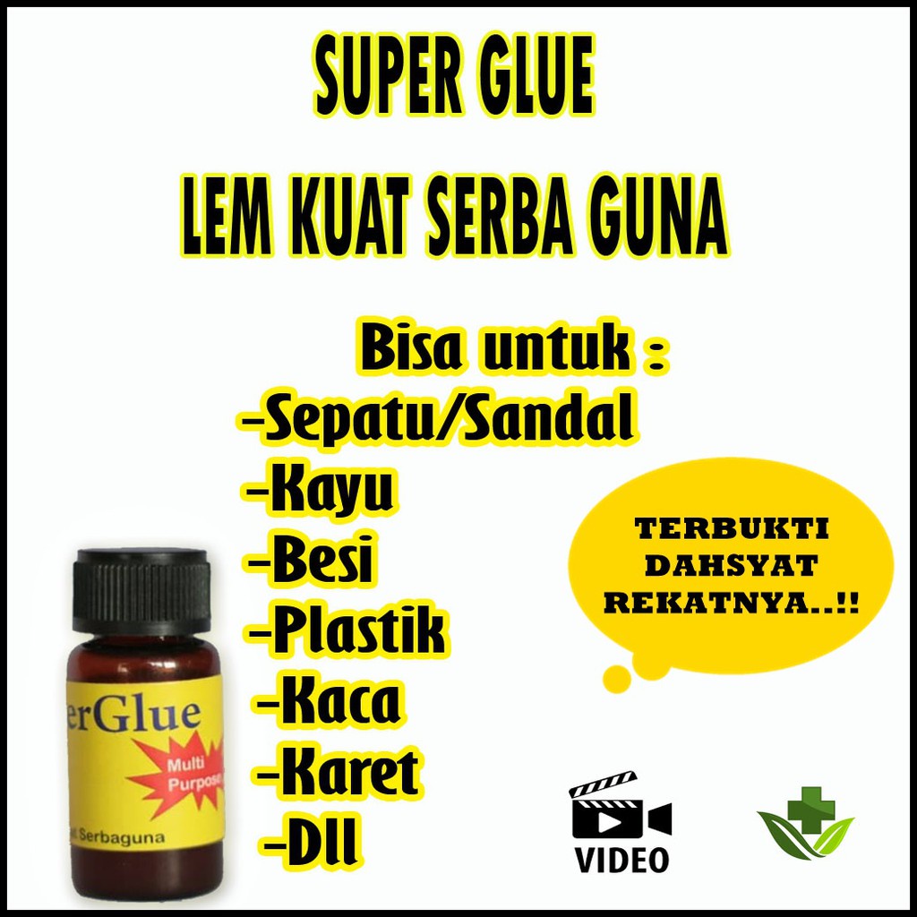 

Ready Stok LEM SEPATU SUPER KUAT LEM BESI KAYU KACA PLASTIK KARET SUPER GLUE
