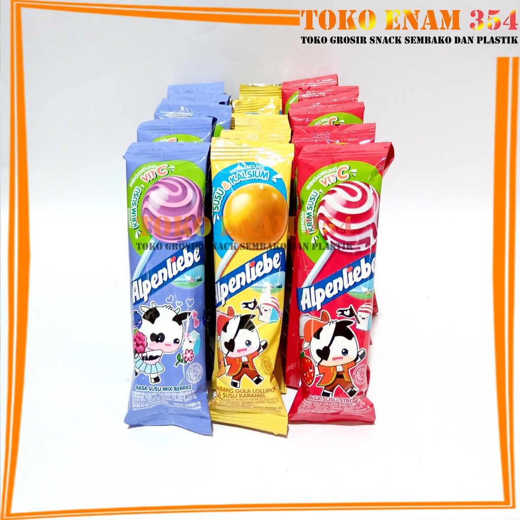 

Permen Alpenliebe Lolipop Renteng isi 12 pcs x 10,5 gram kemasan lebih besar