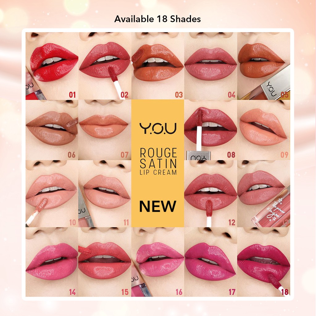 YOU THE GOLD ONE NEW ROUGE SATIN LIP CREAM