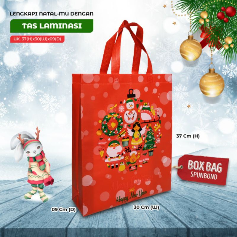 

Tas Natal / Goodiebag Natal Murah (Spunbond)
