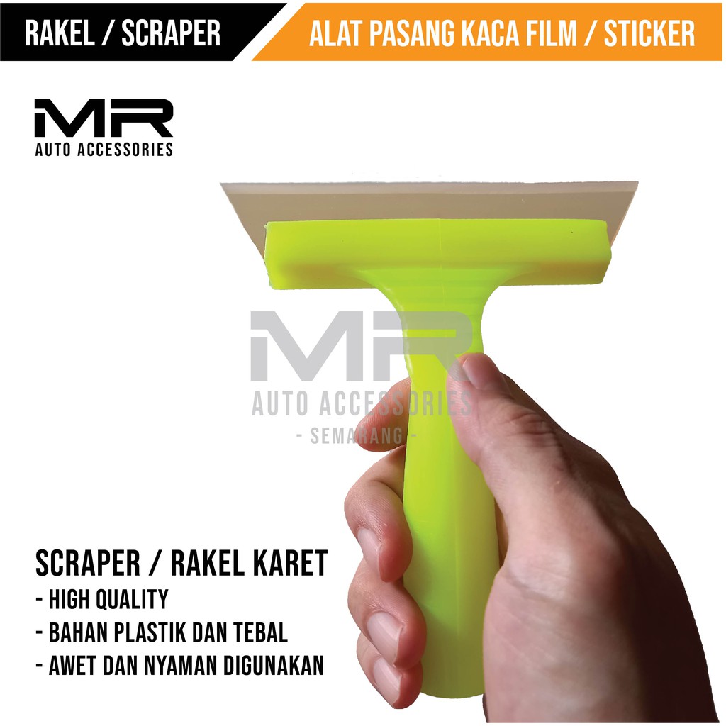 RAKEL ALAT BANTU PASANG KACA FILM / WIPPER KARET ALAT PASANG STIKER WALLPAPER HIGH QUALITY