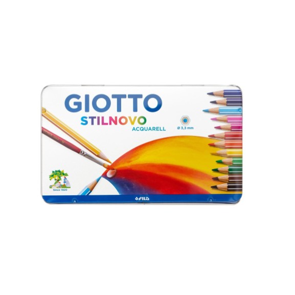 

GIOTTO STILNOVO ACQUARELL METAL BOX