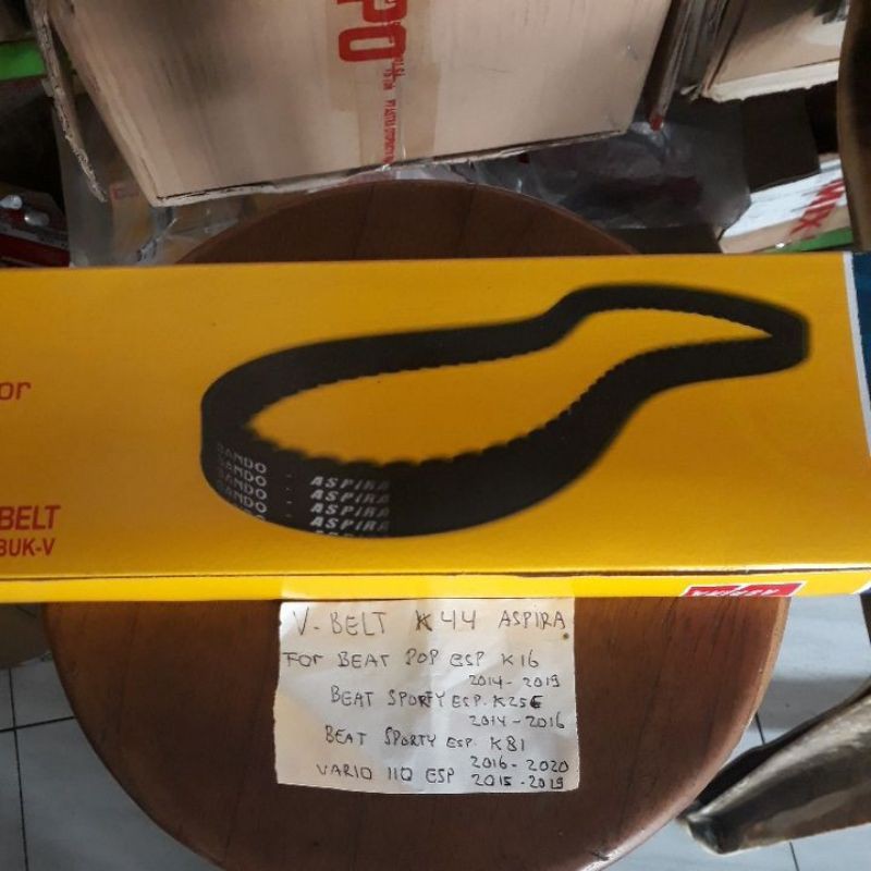v-belt beat f1 esp .pop esp  K44 aspira