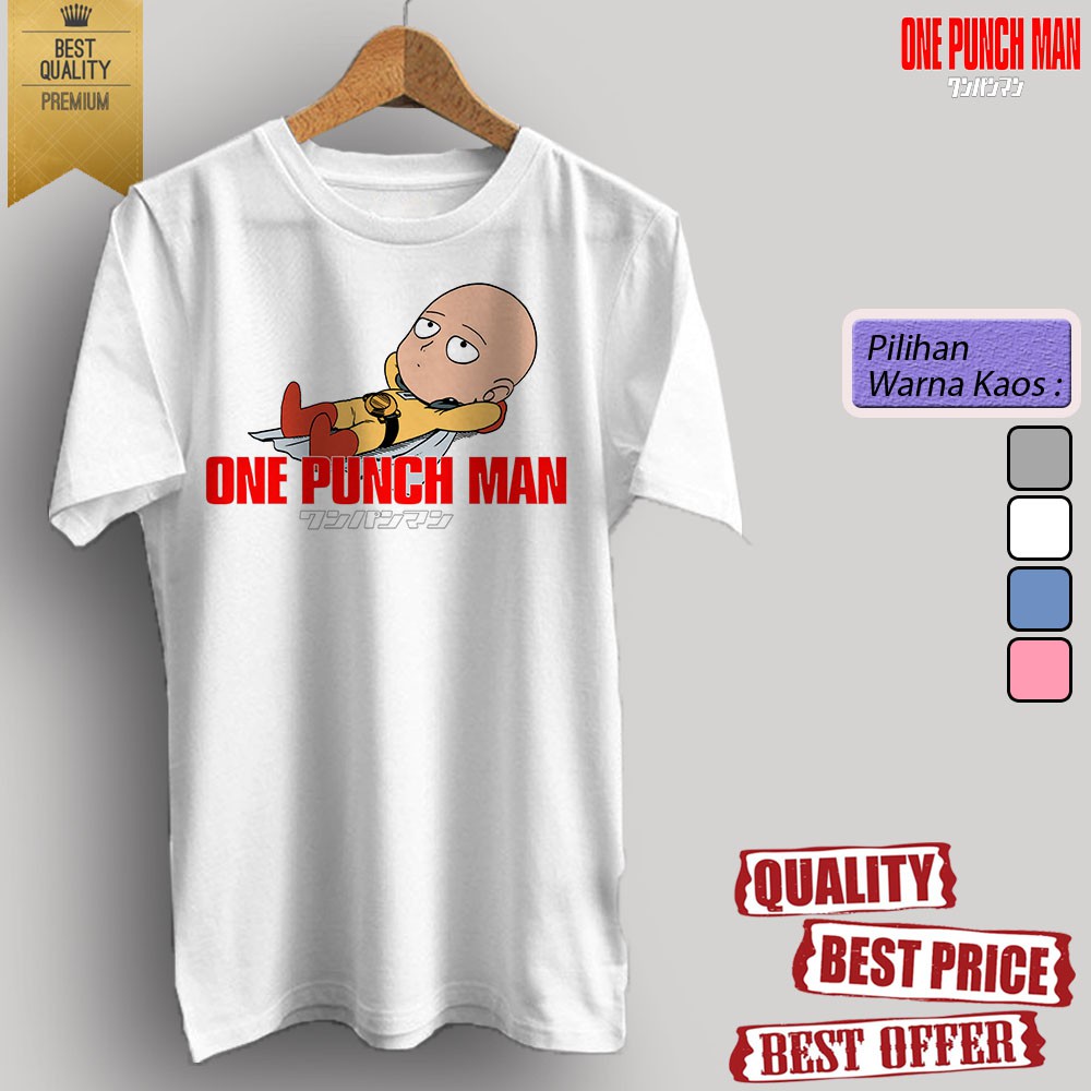 kaos t shirt premium ANIME TV ONE PUNCH MAN 12