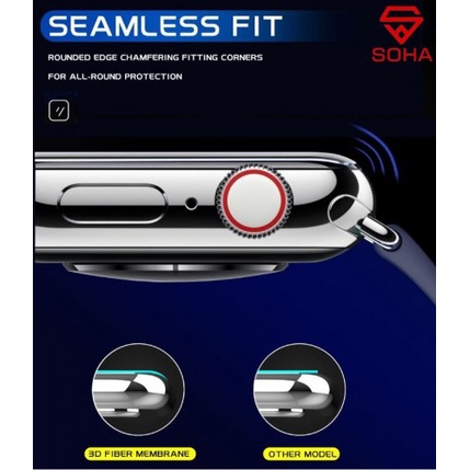 IWT-002 PET Screen Protector Apple Iwatch 1/2/3/4/5 38 MM 40MM 42MM 44MM Tempered Soft Lentur Full