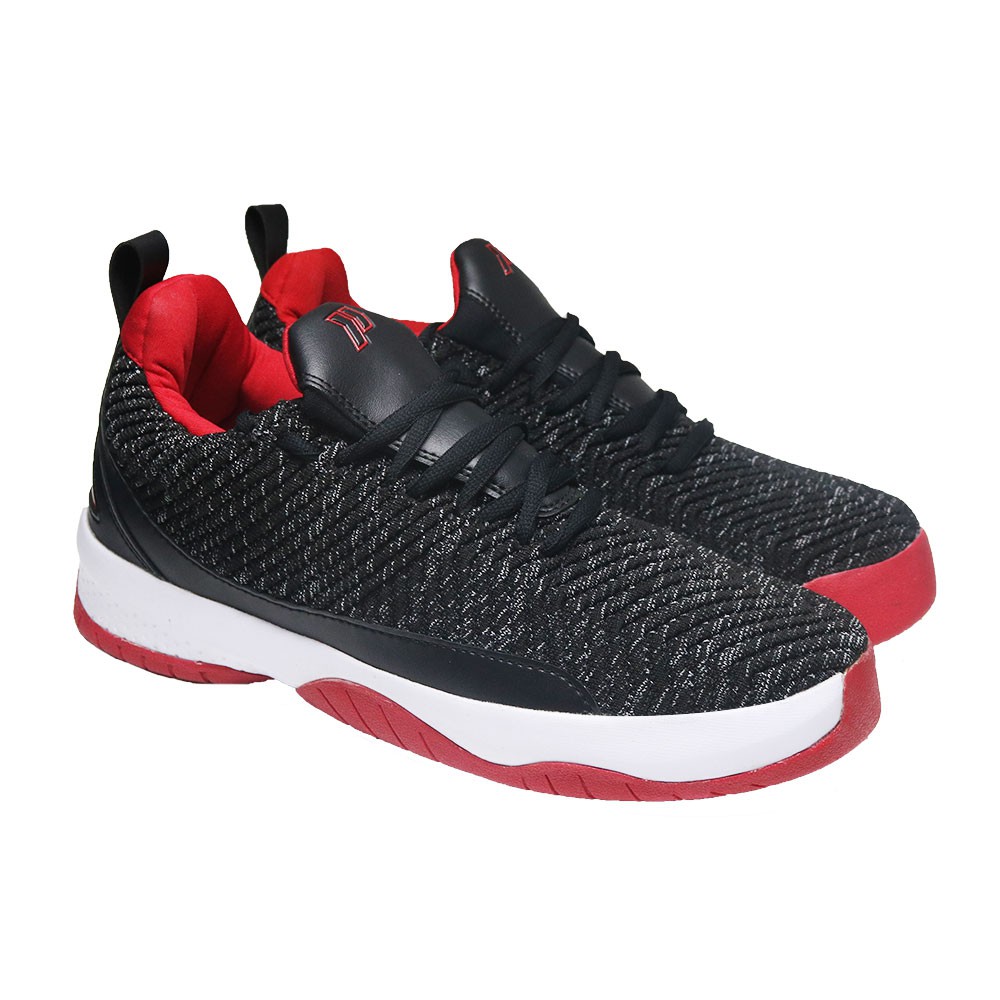 Precise Flexnit Ignite Sepatu Basket - Black/Red