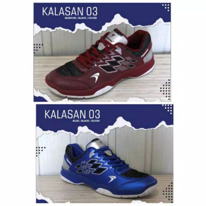 sepatu badminton kalasan 03 maroon