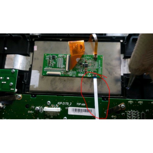 Kabel fleksibel touch screen Korg Pa600 dr Tcone LCD ke Mainboard Lihat Gambar iklan