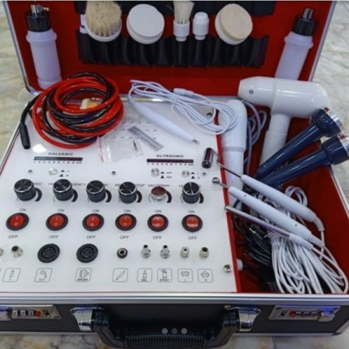 Alat Facial 7 Fungsi Mesin Facial 7 in 1 Box Brush Ultrasound