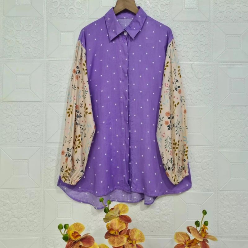 Rayon Gandaria combo batik tunik