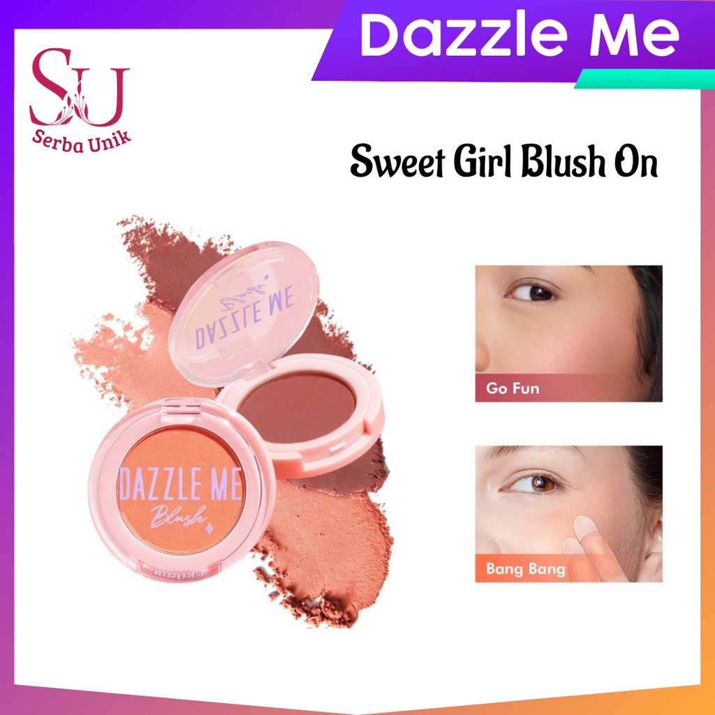 Dazzle Me Sweet Girl Blush On | Long Lasting High Pigmented Powder Blush On