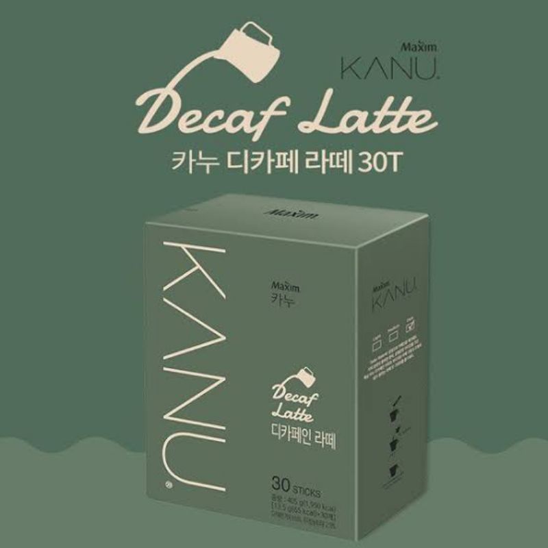 

Maxim Kanu Decaf Latte Sachet Kopi Korea