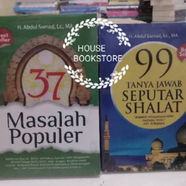 Paket Buku Ustadz Abdul Somad:- 1 Buku 37 Masalah Populer- 1 Buku 99 Tanya Jawab Seputar Shalat