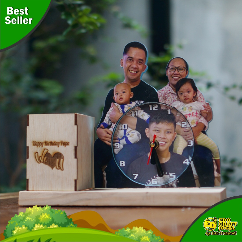 

tempat pensil foto custom