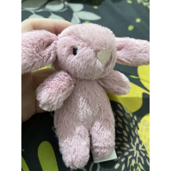 Original Jellycat bunny tulip pink doll key charm keyring keychain NCT Taeyong Blackpink Jisoo