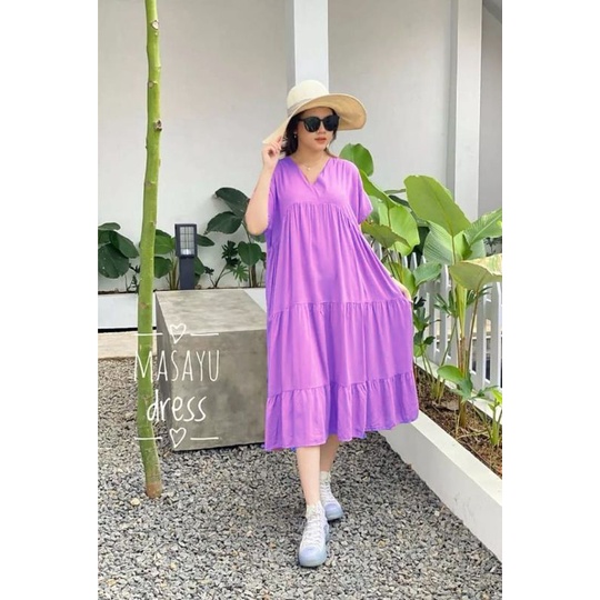 MASAYU DRESS POLOS RAYON VIRAL BEST SELLER DASTER BALI TERLARIS