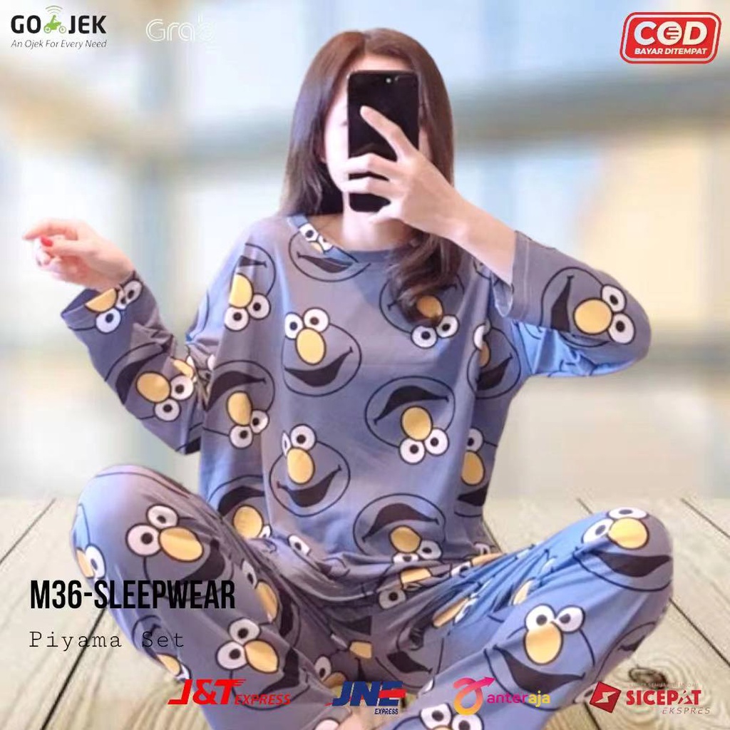 [TOYOU SHOP M36A] SETELAN LENGAN PANJANG | PIYAMA BAJU TIDUR WANITA | PAKAIAN WANITA DEWASA | PAJAMAS