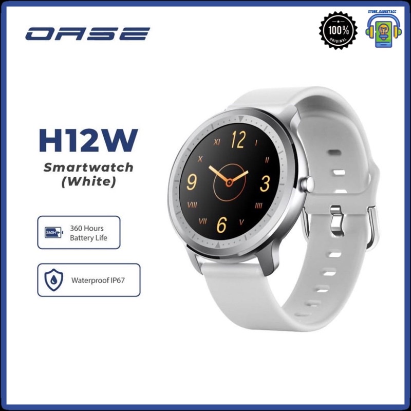 Smart Watch OPPO OASE H12W ORIGINAL RESMI 100% Smartwatch Wanita Pria Cewek Berkualitas Murah Origin
